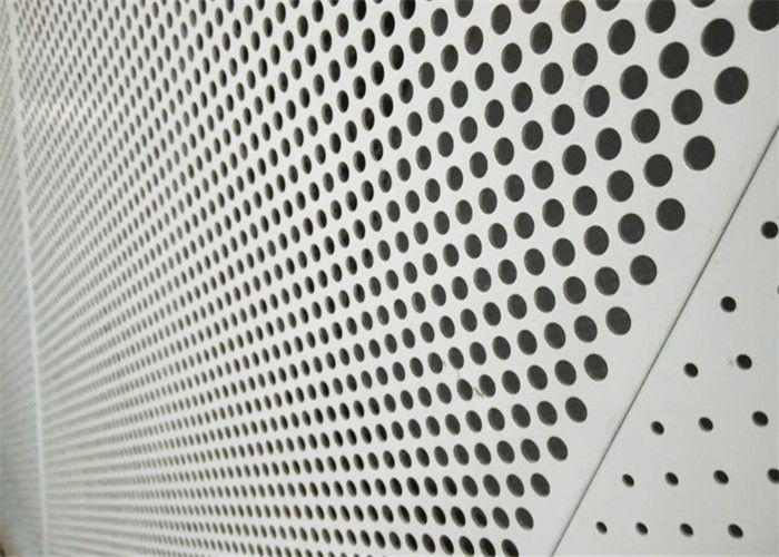 Decorative Perforated Aluminum Sheet 5005 For The Curtain Wall / Electric Conductor